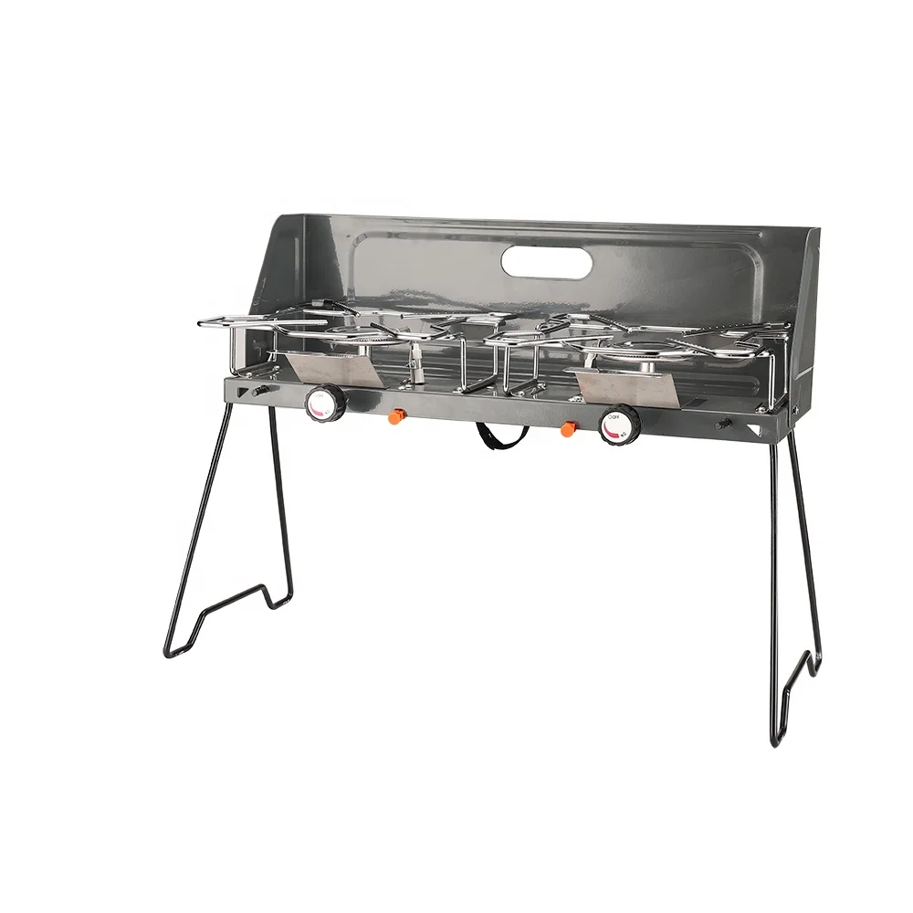 Outdoor Portable Retracted Windproof Camping Backpacking Gas Camping Equipment for Long Butane Gas Cartridge