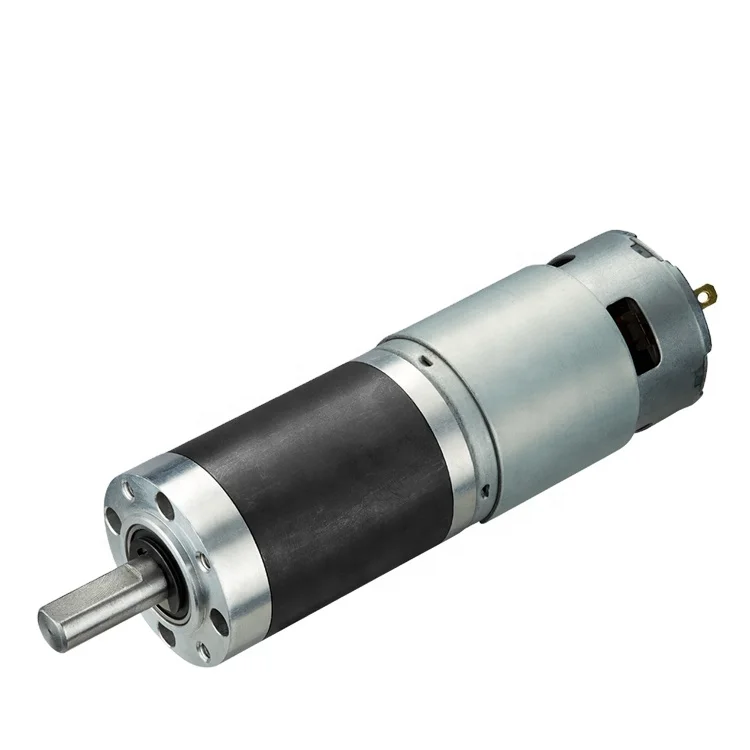 TT Motor 42mm planetary geared motor 775 PMDC motor with encoder 12V 24V high torque for robot