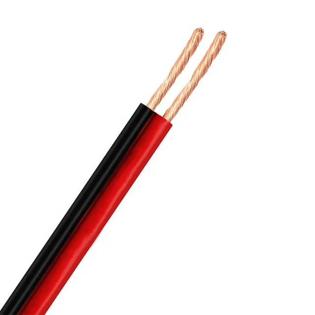 Power Cord 1.5Mm 2 Cores Electric Copper Speaker Wire Parallel Manufacturers Cable Price PVC wiring electrical wires and cables