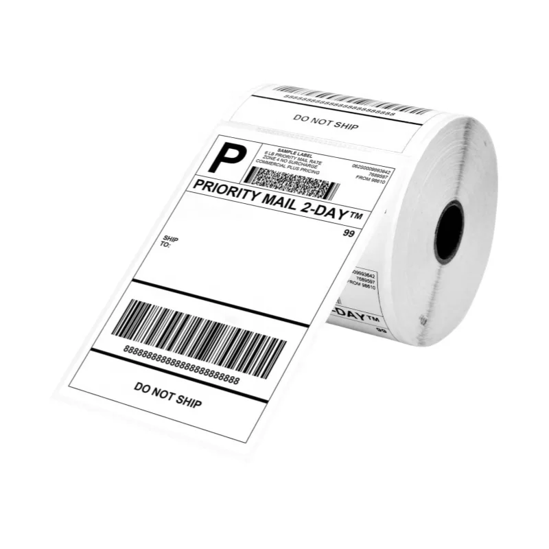 Прямая Продажа с фабрики 100x150x500 USPS/FBA Express накладная наклейка A6 термоклейкая бумага рулон 4x6 адресная доставка этикетки