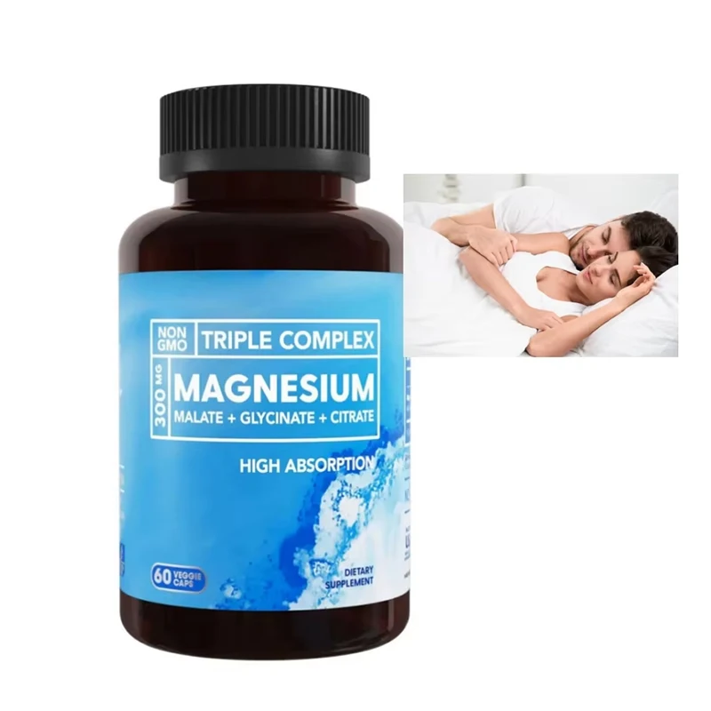 OEM private label vitamin vegetarian oxide citrate complex magnesium glycinate capsules magnesium composite capsules