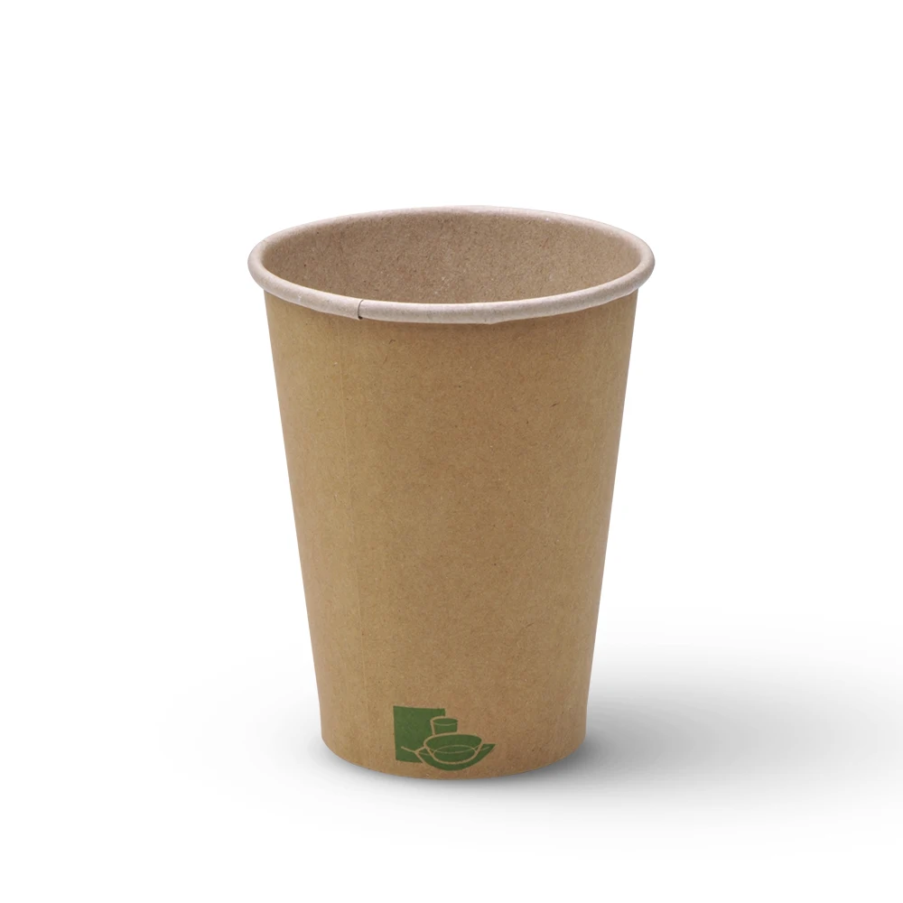 small size 6.5oz hot drinks cup insulated kraft paper drinks cups brown paper cups disposable craft glass for espresso
