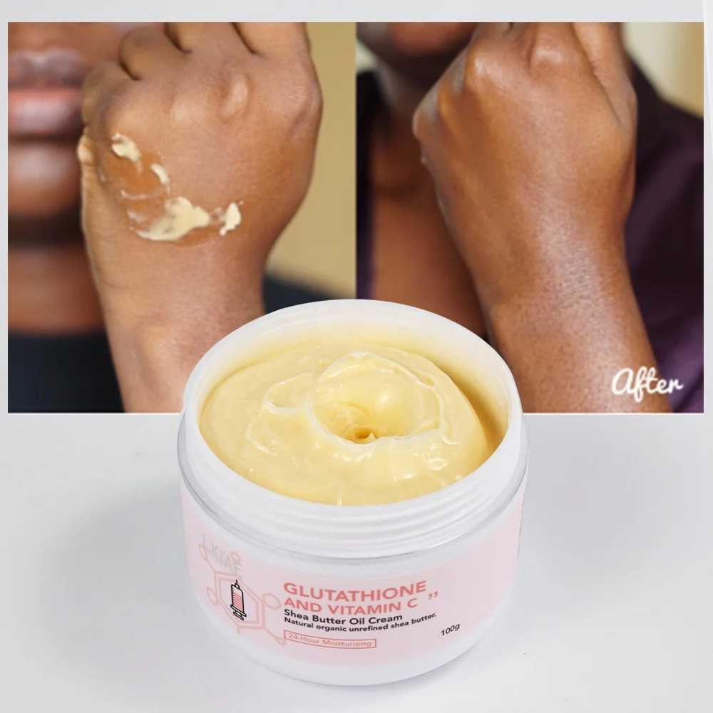 Wholesale Custom Private Label Natural  Body Butter Cream Skin Moisturizing Organic Shea Butter Body Butter