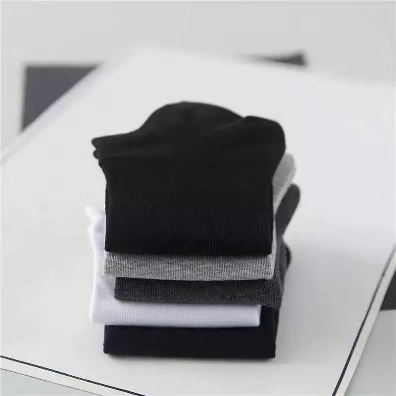Wholesale Manufacturer Men Cheap Customized Logo Design Cotton Ankle No Show Solid Color Size Summer Socks