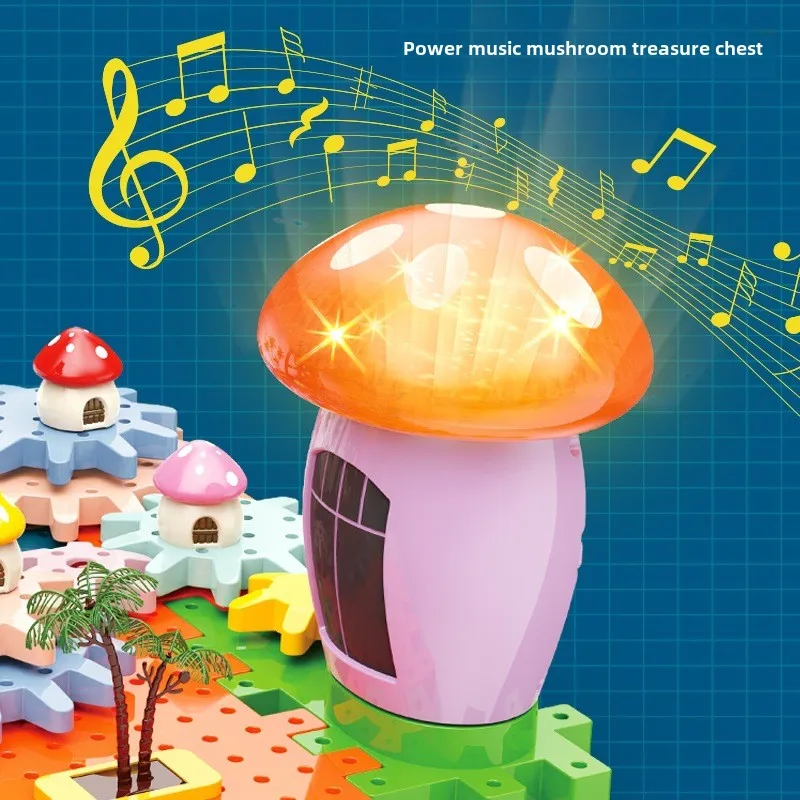 139pcs Large Plastic Building Blocks Electric Educational Assemble Toys for Kids Cross-Border Compatible Wholesale