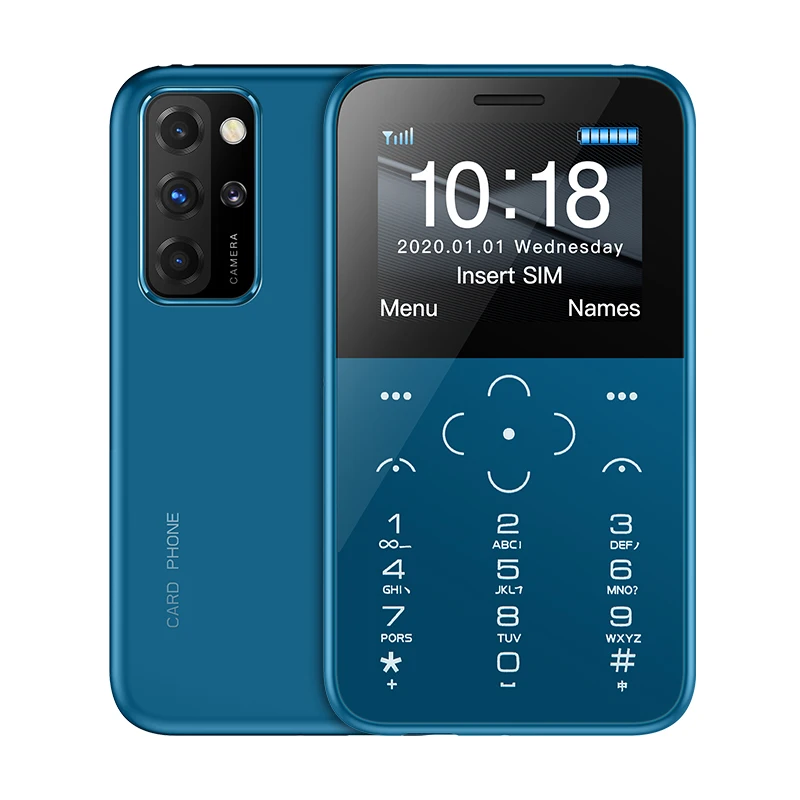 Small Mini mobile phones GSM single sim new unlocked cheap cell phone push button telephone Single camera