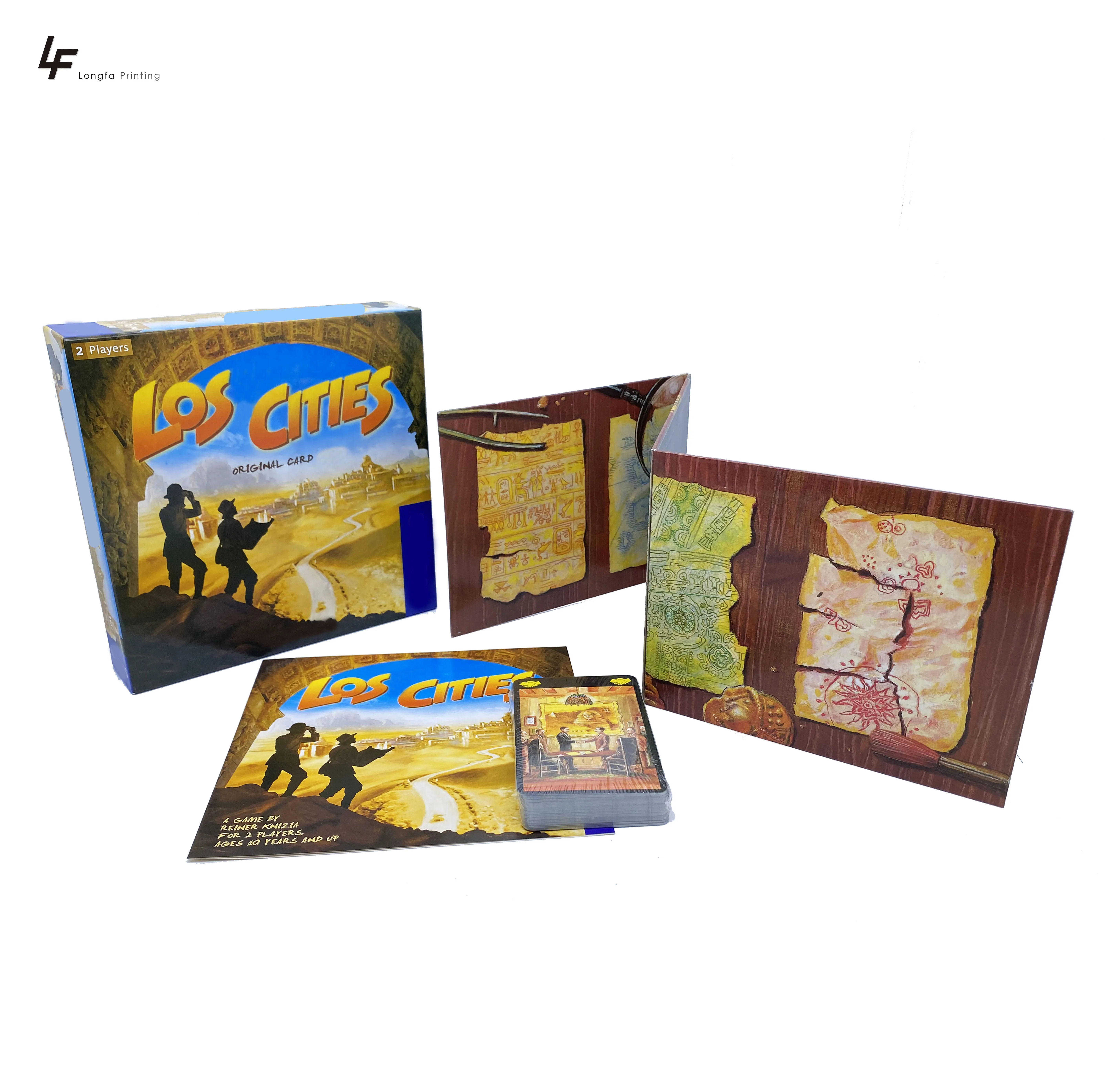 Chinese Factory Wholesale Custom Adventure RPG CMYK Printing Board Game
