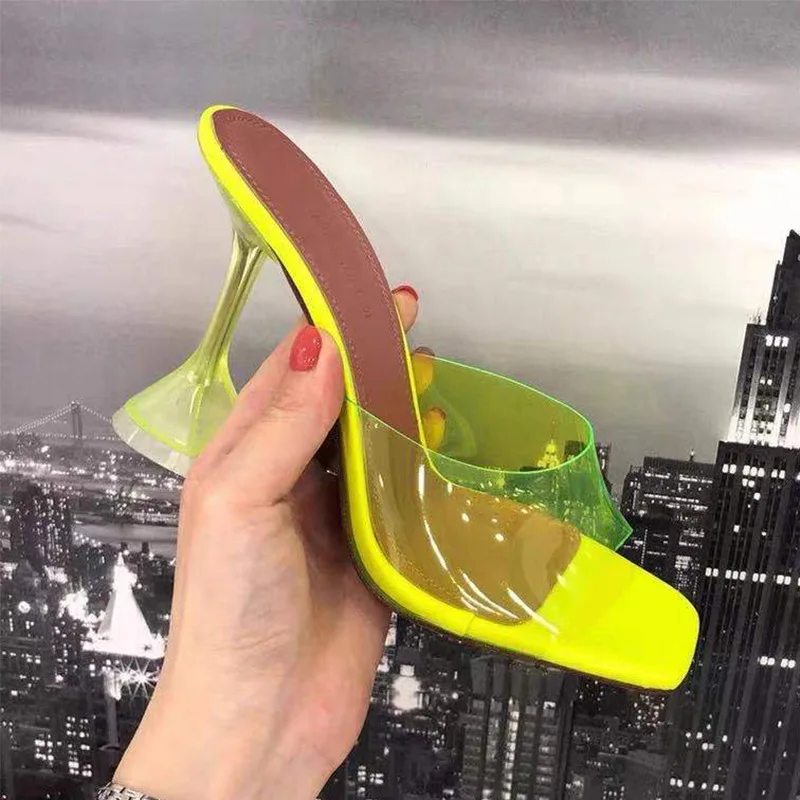 New Fashion Spring and Summer Slides Sandals for Women Slippers Transparent PVC Women Shoes Dropshipping Wholesale Custom Design