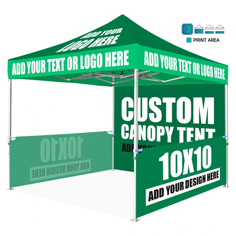 Outdoor Heavy Duty  Canopy Tent Custom 10x10ft 10x15ft 10x20ft Steel Frame Trade Fair Tent for Branding Event