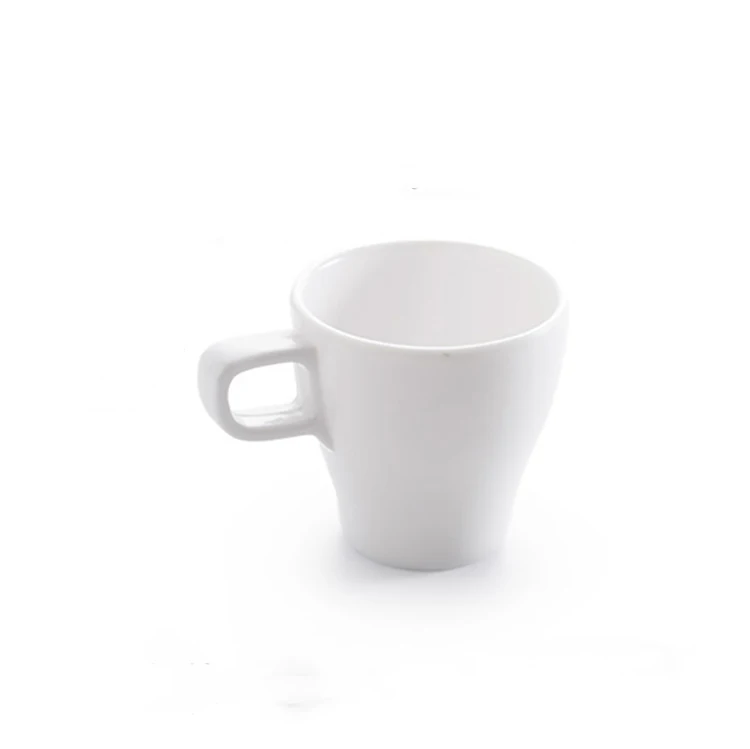 300ml melamine coffee mug 10 oz plastic white coffee water mug melamine round tea and coffee cup with handle