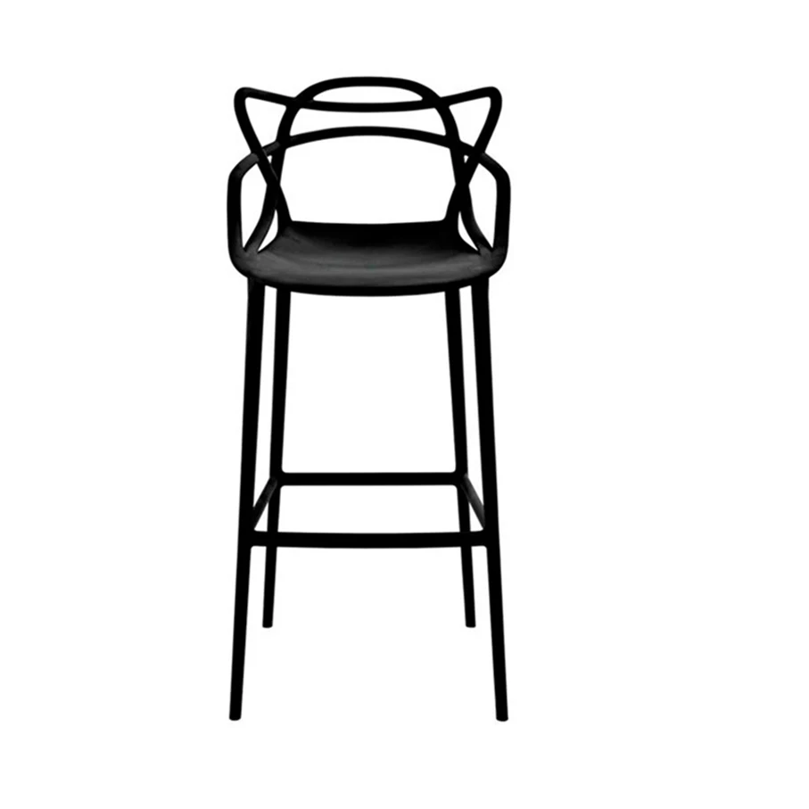 Barstool Commercial Kitchen High Counter Bar Chairs Bar Stools for Sale General Use Cheap PP Plastic Modern Luxury 72*51*132cm