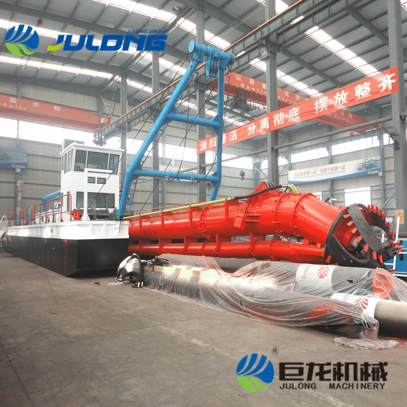Cost Effective CSD300 Julong Sand Making River Lake Sea dredge Boat For Sale