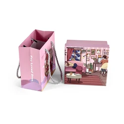 Custom cardboard  flat pack folding box packaging magnetic paper foldable gift box