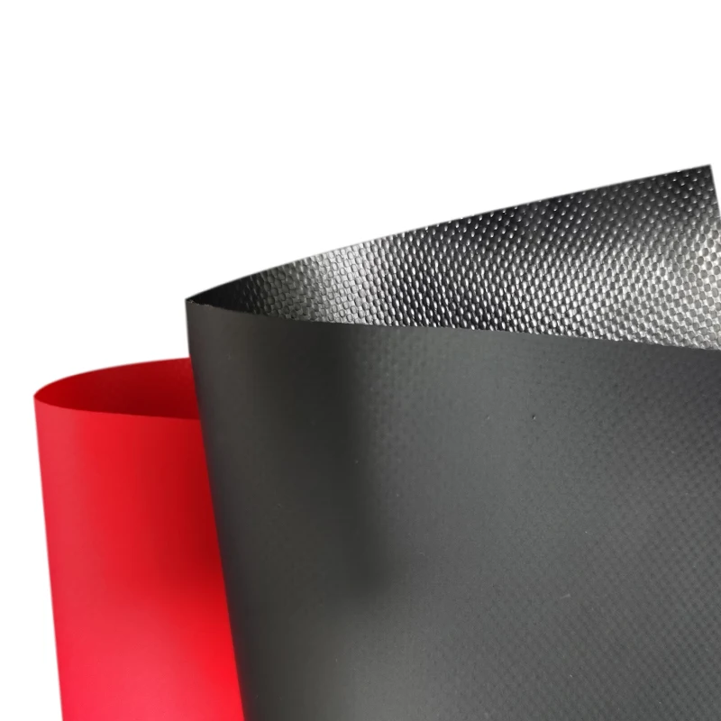 Waterproof pvc tarp custom color tarpaulin glossy or matte polyester fabric