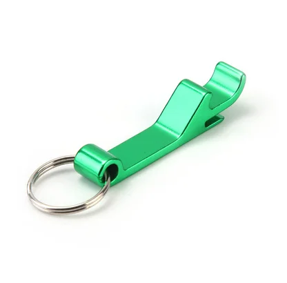 Creative metal zinc alloy aluminum bottle opener beer keychain bottle opener multifunctional hardware beer bottle opener profess