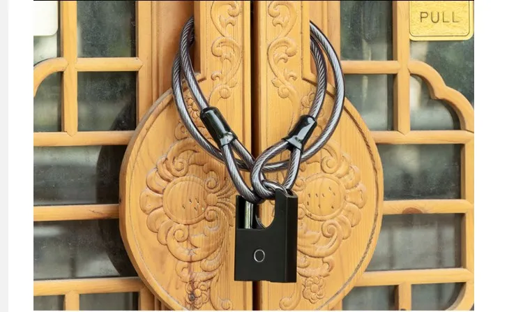 Waterproof Keyless Padlock Fingerprint  TTLock Smart Life APP Wireless Control Smart Locks For Warehouse