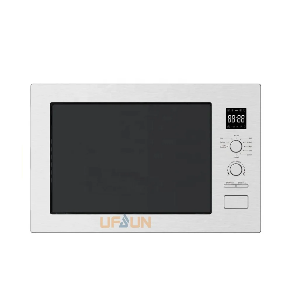 23L Micro Wave Ovens Stainless Steel Built In Microwave Oven With Grill