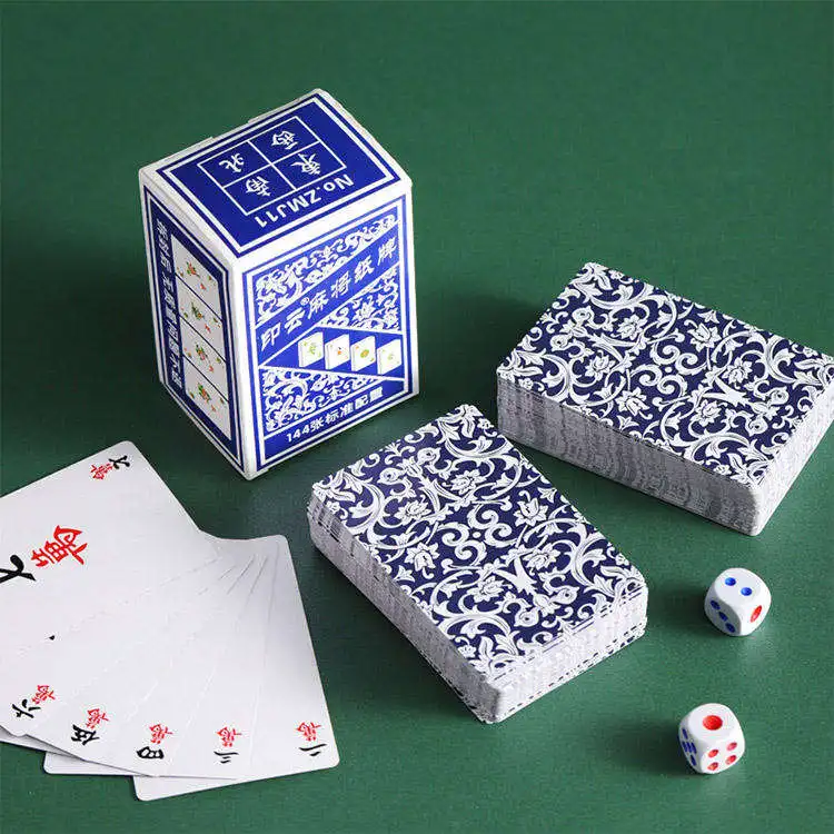 Made In China Magic Games Waterproof Custom Poker Cards High Quality Cards Games Mahjong Tiles