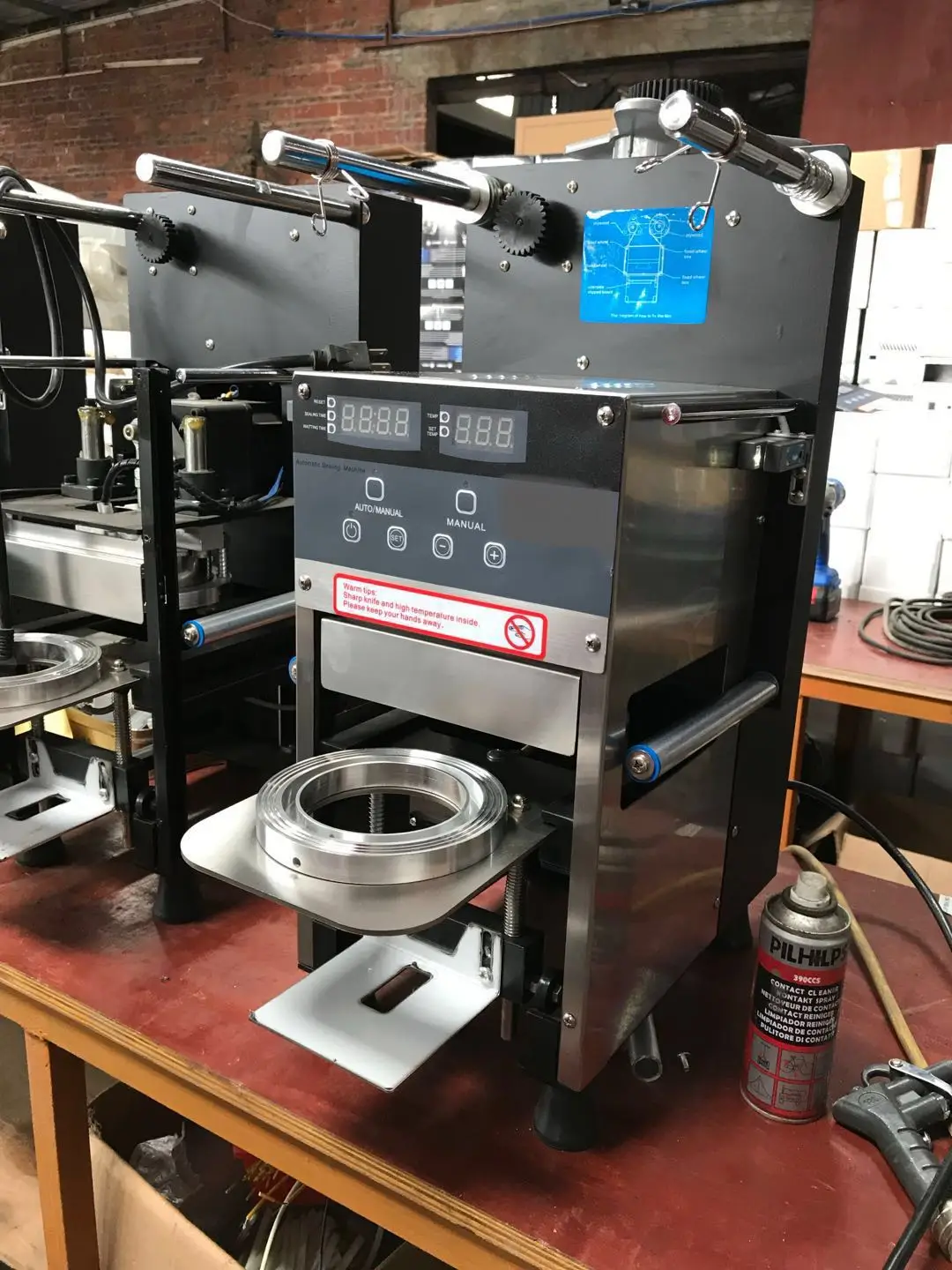 Manual Type Sealing Machine Automatic Cup Sealing Machine