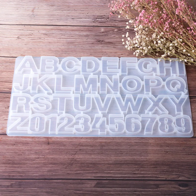 RM1301-7 molde letras silicona amazing molde de letras de silicon high quality moldes letras joyeria resina