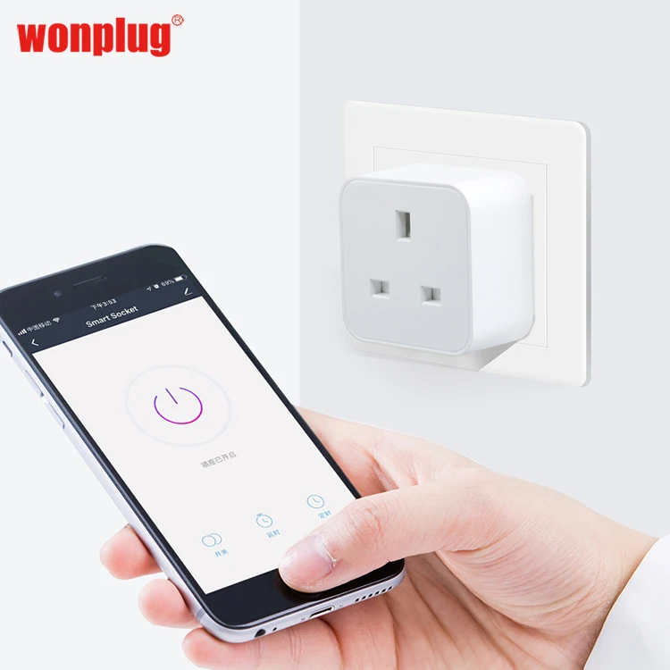 Electrical industrial mobile app power control adapter relay uk wireless socket timer outlet wifi wall socket smart plug