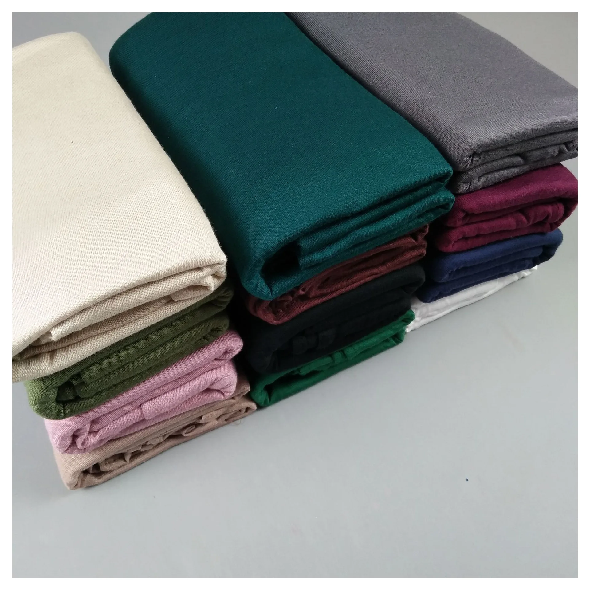 NEW Manufacturers Stock Solid Color Cotton Jersey Mercerized Cotton Modal Soft Ladies Hijabs Scarf 14 Colors Hijab musulmana