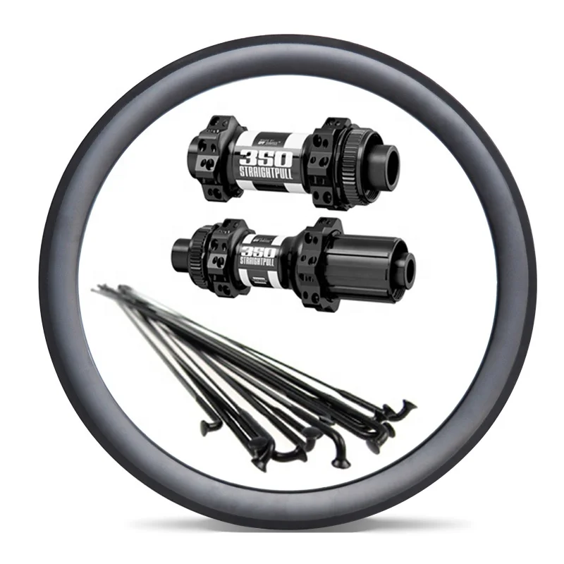 Gofast Dt Swiss Carbon Wheels Carbon Wheelset 700c Road 23mm Width 50mm Depth Carbon Road Bicycle Wheels