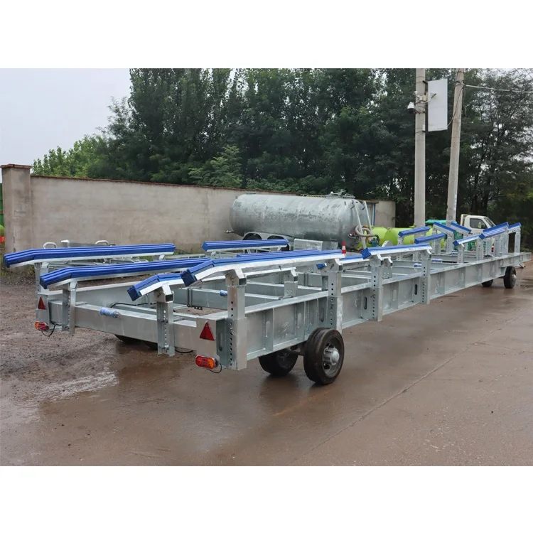 heavy duty 15 m 48 ft watercraft galvanized boat trailer
