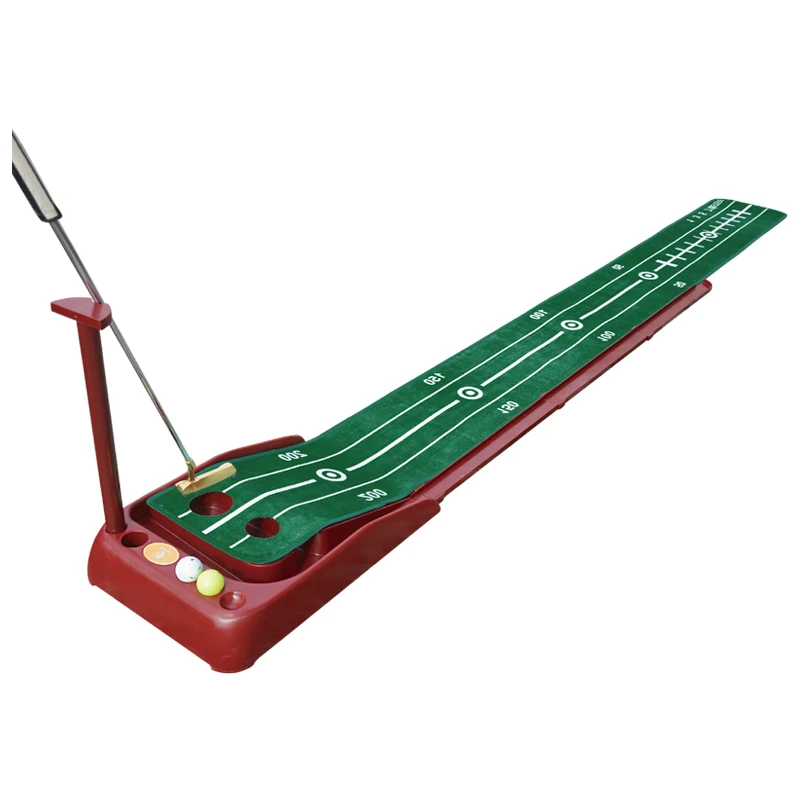 Indoor Putting Green Golf Putting Green Mat Auto Ball Return Training Mini Golf  Game