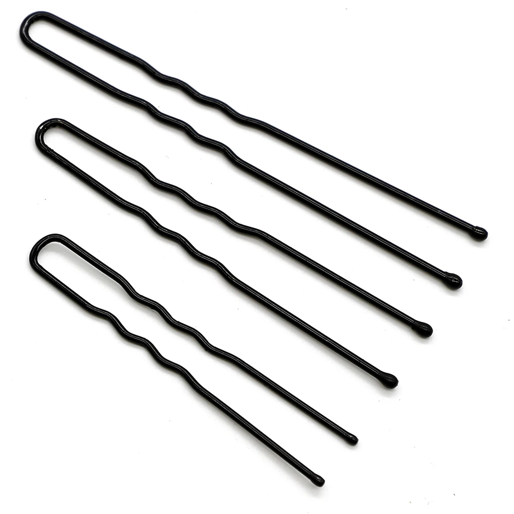 150pcs one box U Shaped Hairpin Hair Clips Pins Metal Barrette Women Hair Styling Tools Accessories Braided hair Tool