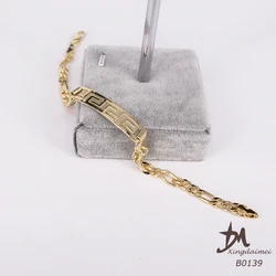 B0139 bracelets & bangles new fashion design charm bracelet 18k gold women Cuba link bracelet