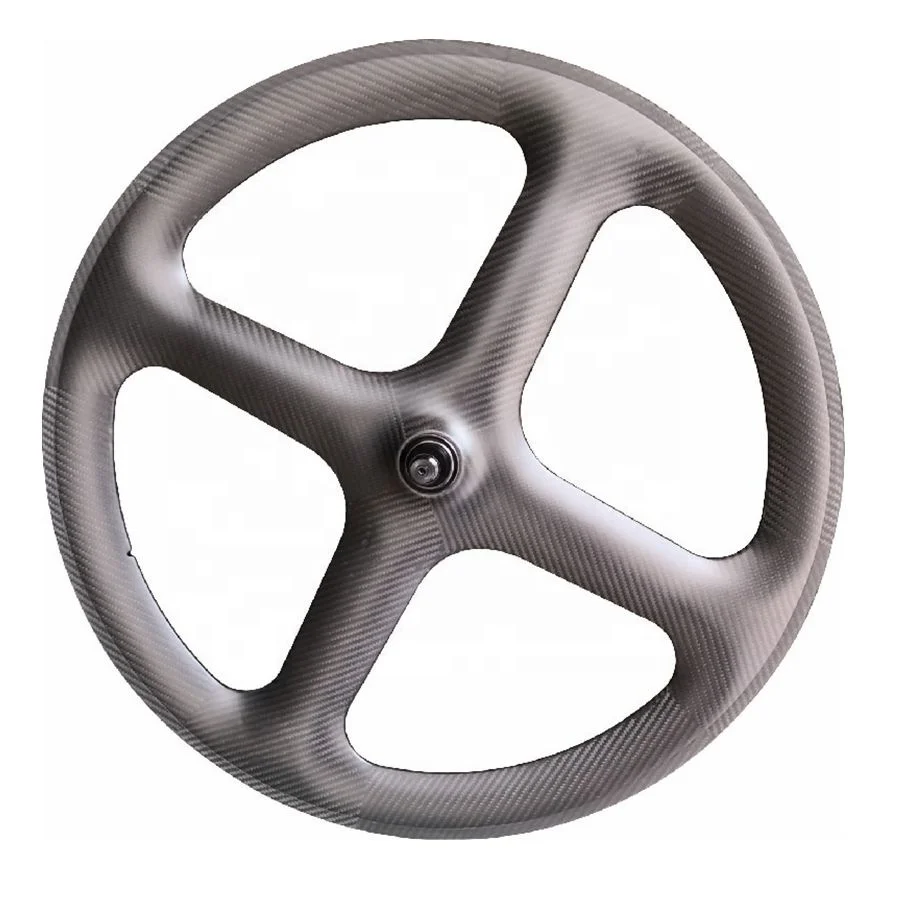 750g Carbon Bicycle Road 25mm Width Tubeless 4 Spoke Bike Wheel Aero Cycle Track Wheel Light Fixie Wheelset 700C