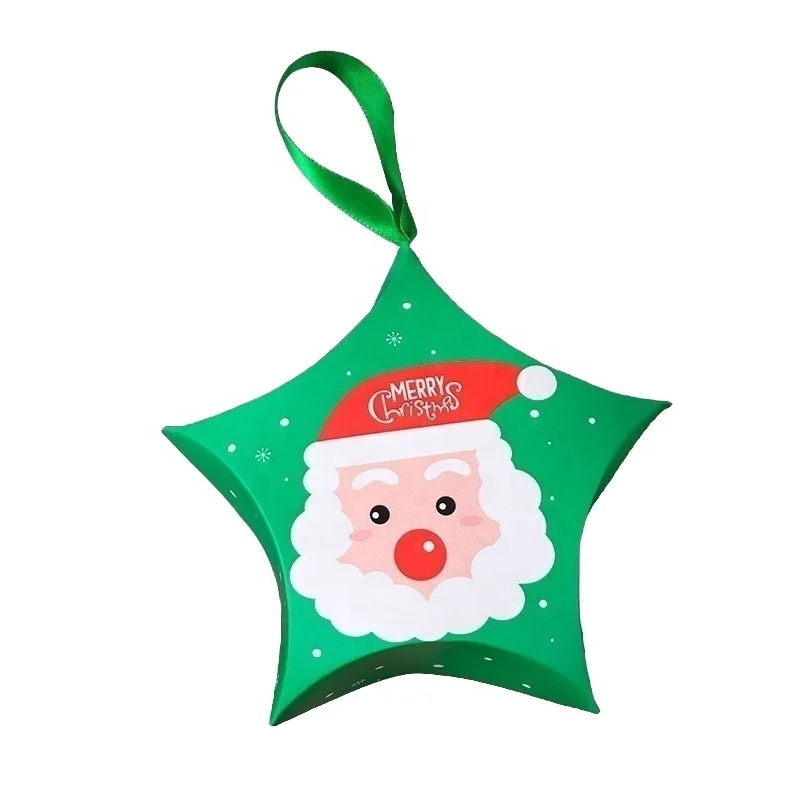 Creative Christmas candy box Christmas gift box the new five star gift box