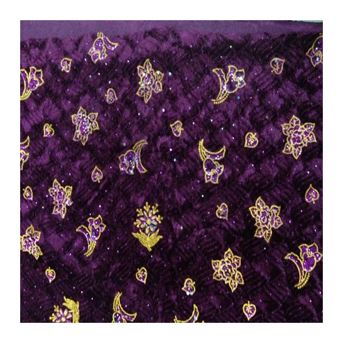
Beautiful fashion flannel velvet material fabric floral velvet jacquard fabric 