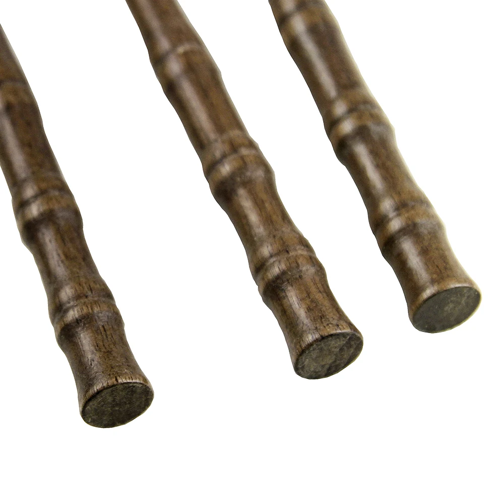 Biodegradable luxury walnut black  wooden charcoal toothbrush with case