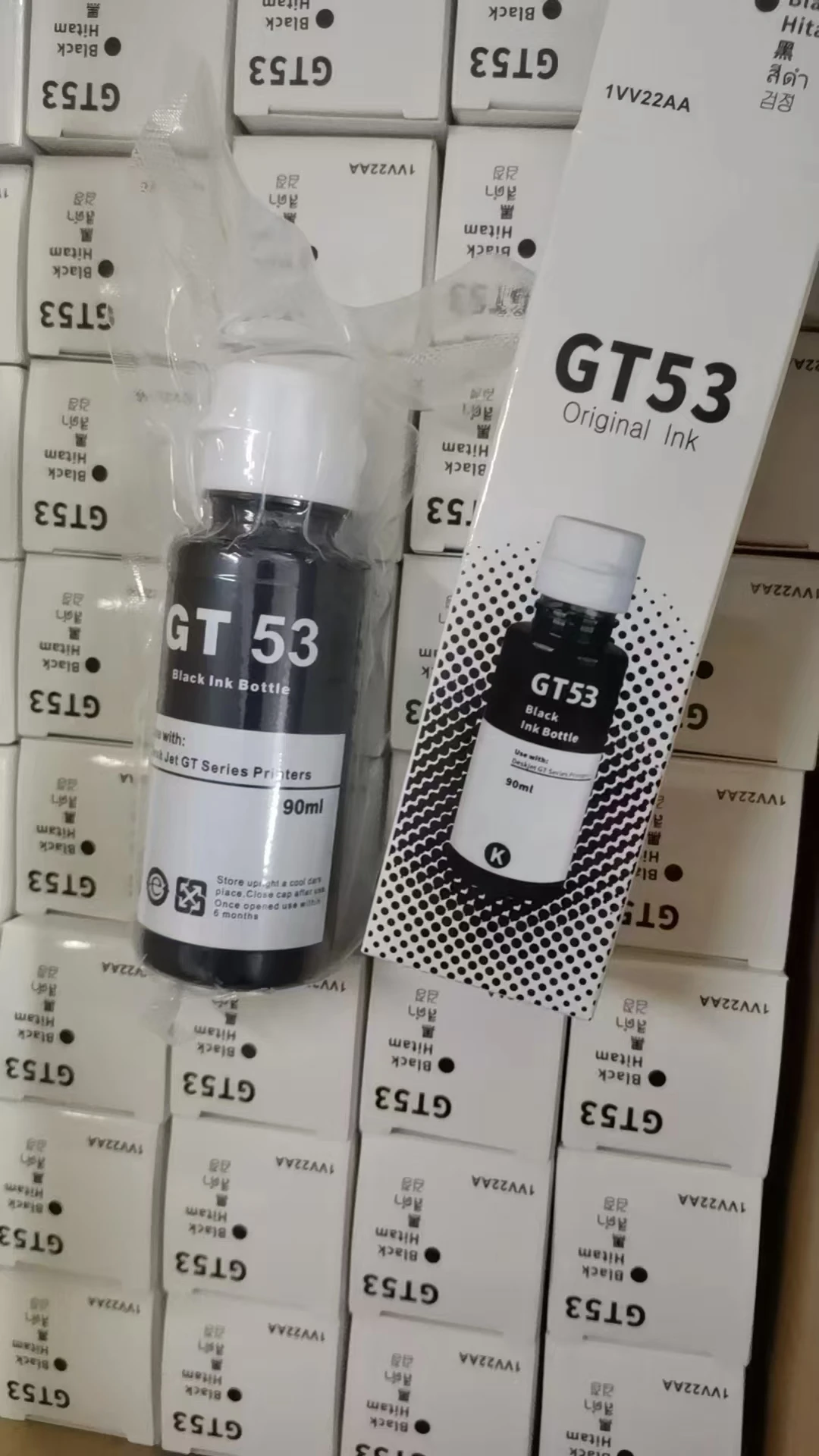 Factory price Ink Bottle Gt51 Gt52 Gt53 Water Based Dye Ink for HP 310 410 319 419 318 418 Gt5820 Gt5810 Refill Ink