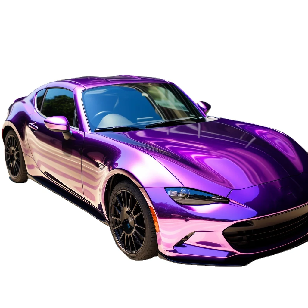 Factory Wholesale Orange Vinyl Car Wrap roll 3d Custom Car Company Stickers matte Black Car Vinyl Wrap Pink Purple