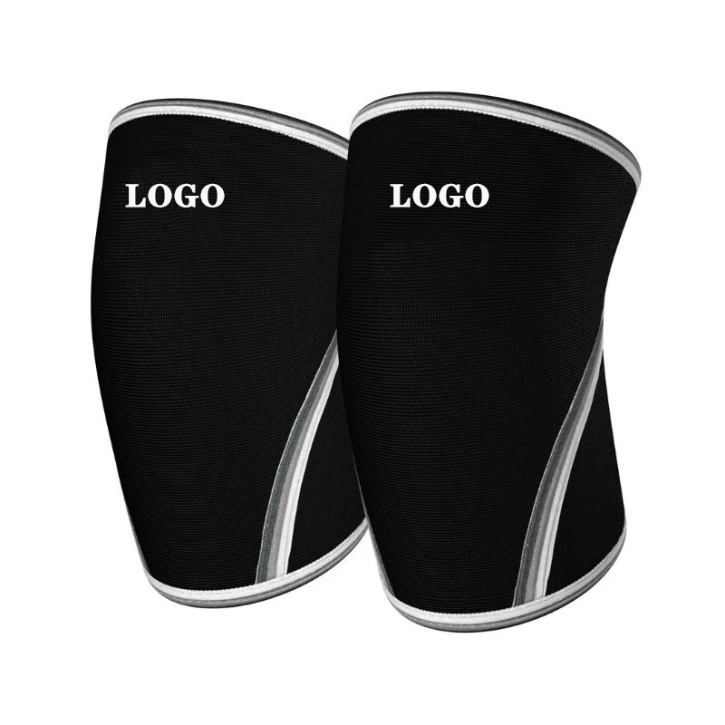 Custom Wholesale  Weightlifting Neoprene Knee Pads rodilleras  7Mm Gym Sports  Compression  Knee  Sleeves Support Brace