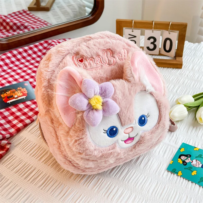 Little Fox Plush Backpack Big Head Bag Cute Girl Cartoon Bag For Children Birthday Party Gift