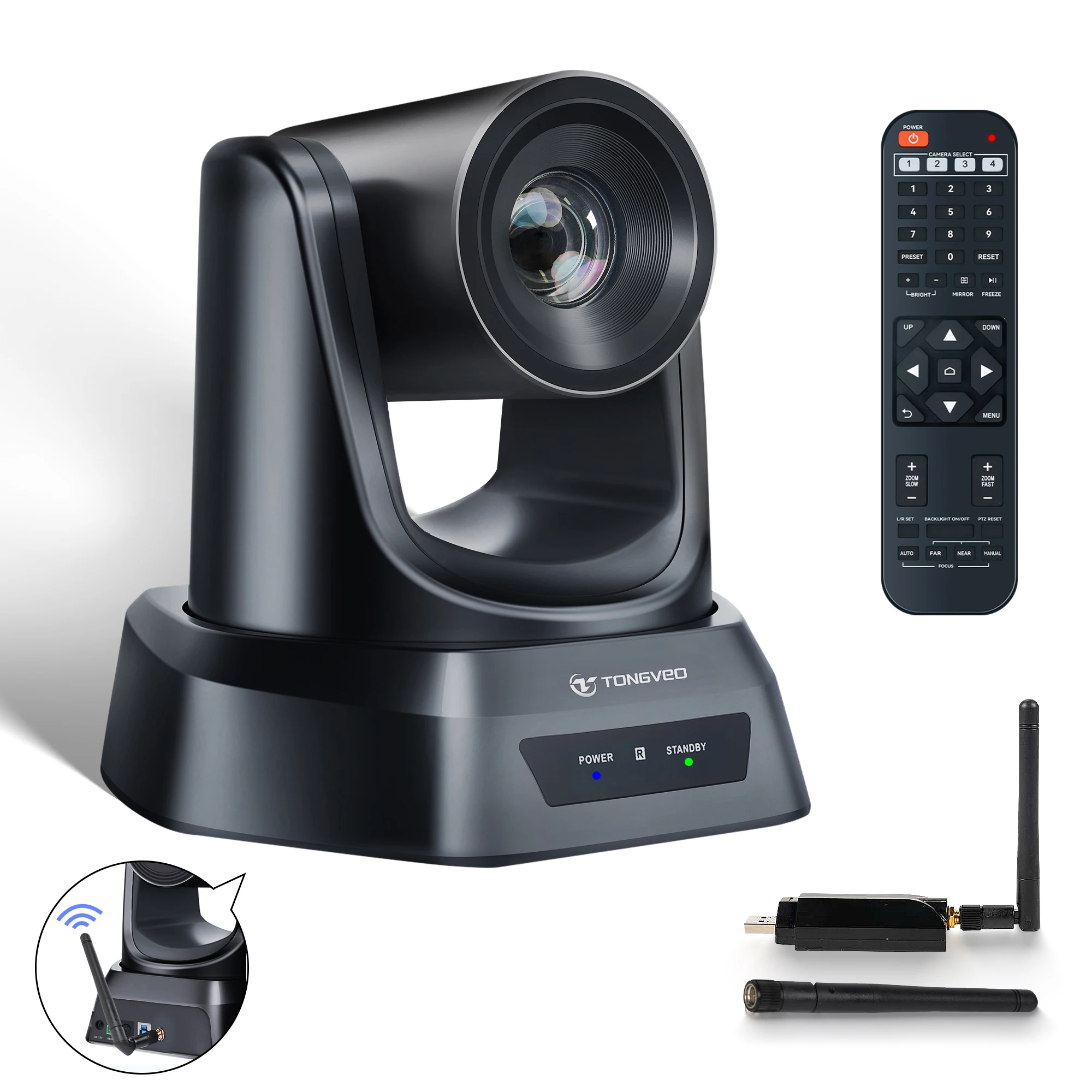 Беспроводная камера USB3.0/5 8 Г 1080p PTZ 3x оптический зум прямая трансляция для видеоконференций