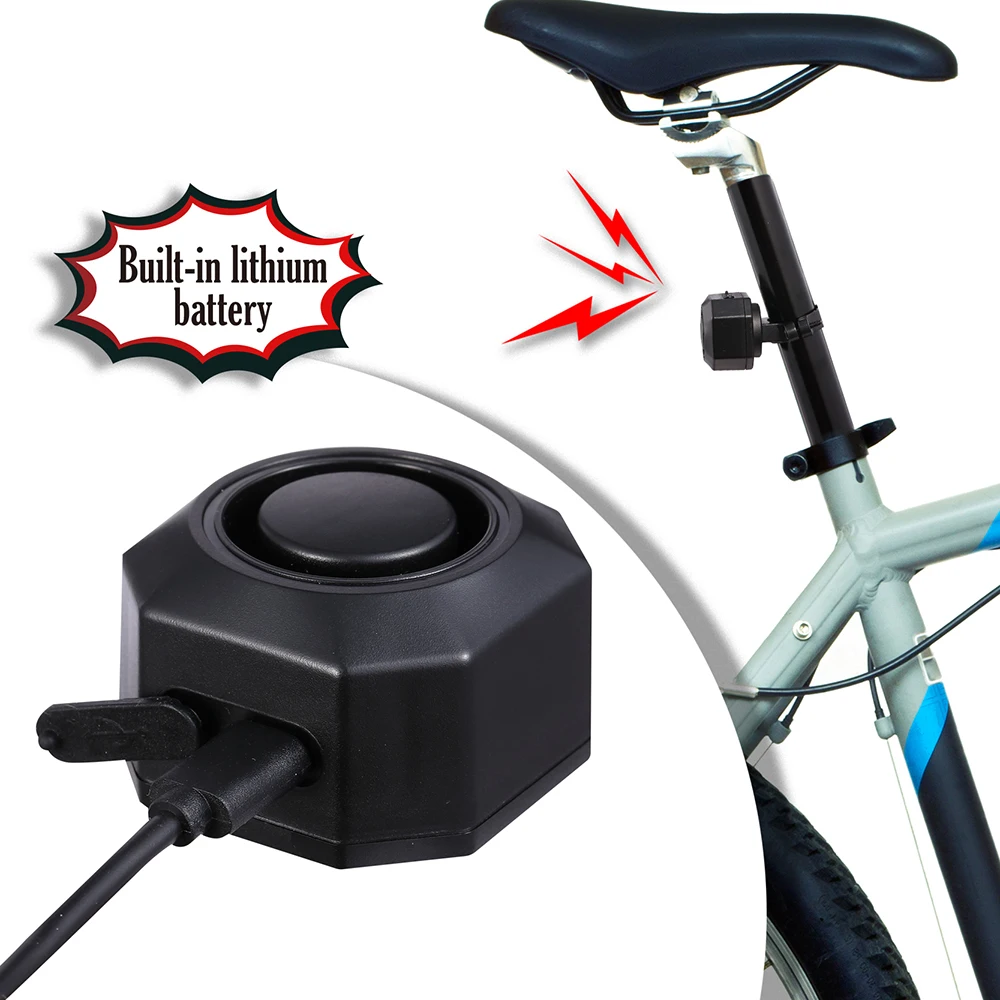 bike theft system alarm bicycle anti-theft with control remote security e-bike electric for IP65 motor bicycle anti-theft alarm