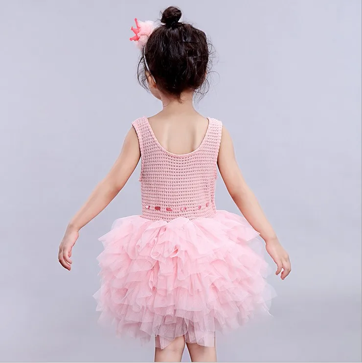 wholesale Baby Girl Plain Tutu Dress Girls Ruffle Party Dress