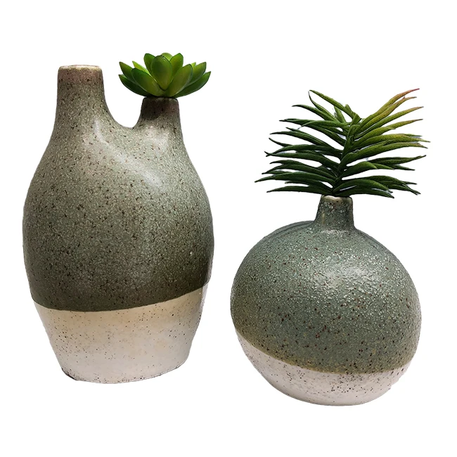 
High temperature porcelain modern ceramic vase set wholesale home decor 