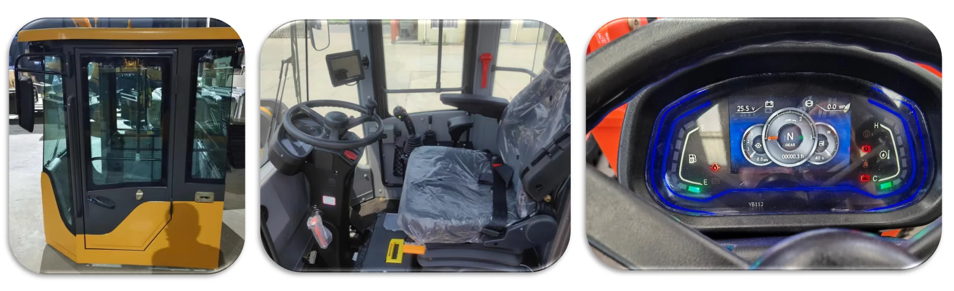 SOVOL 2ton Wheel Loader With cummins 76kw Engine 1.1cbm Bucket and Electric Control Transmission