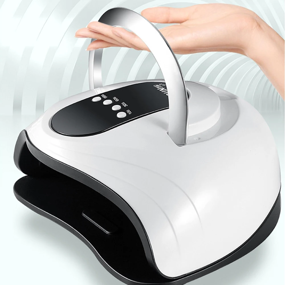 Portable Handle 120w Phototherapy Machine Led Baking Lamp Nail Dryer Uv Nail Lamp