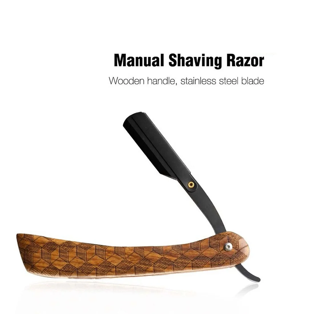 New Genuine Straight Razor 3 blade no disposable shaving razor Professional Razor For Barber Custom