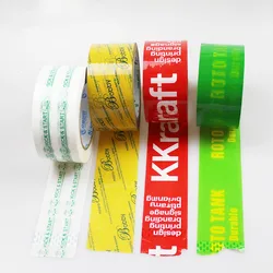 Branded Suppliers OPP Packaging Adhesive Cello Jumbo Roll Shipping Custom Logo Printed Clear Fragile Plastic Bopp Packing Tape