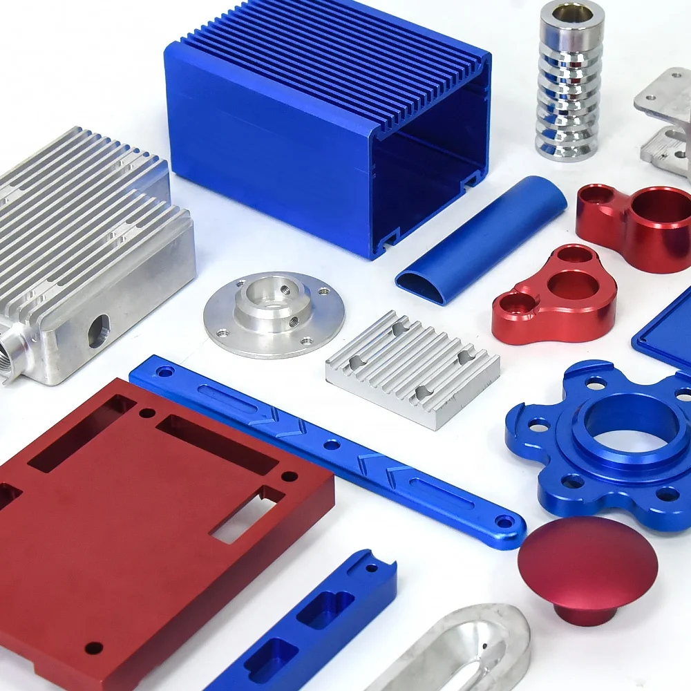 Production 9001 Extrusion Anodized Alloy Anode 6063 Clear Anod Customeized Component Enclosures 7075 Custom Aluminum Turning