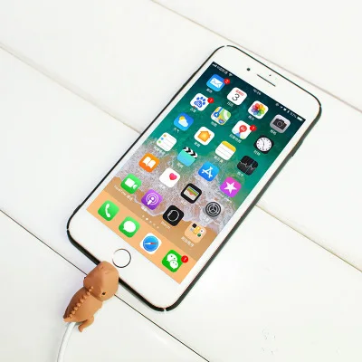 Резиновый USB-кабель Sikai для зарядки iphone с изображением животных