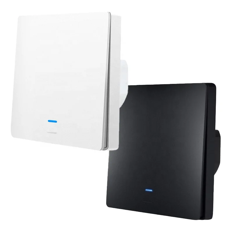 Tuya/Smart Life EU WiFi Remote Control Support Google Home Alexa 2200W Wall Touch Switch Smart 1 Gang Push Button Switch